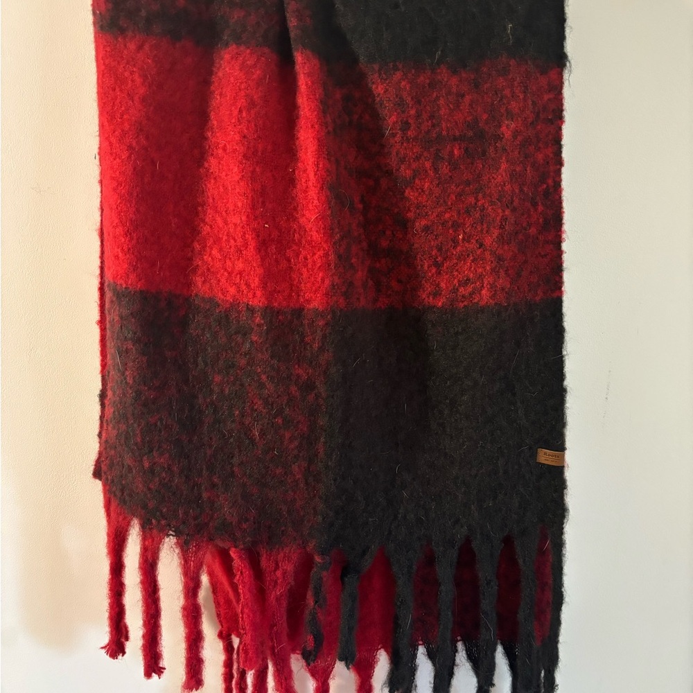 Plaid roots blanket scarf